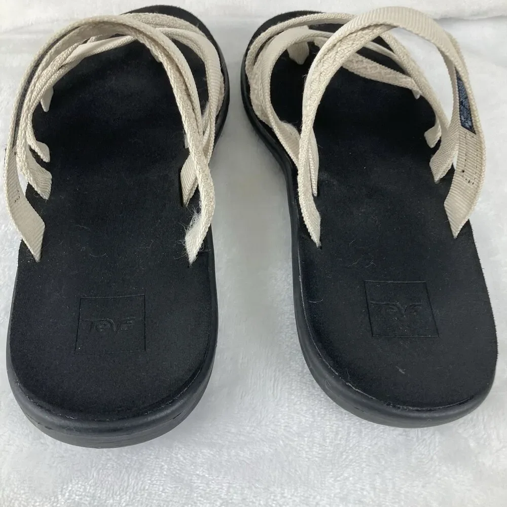 TEVA Sandals Women’s Size 10 Voya Zillesa Beige Strappy Comfort Outdoor Walking